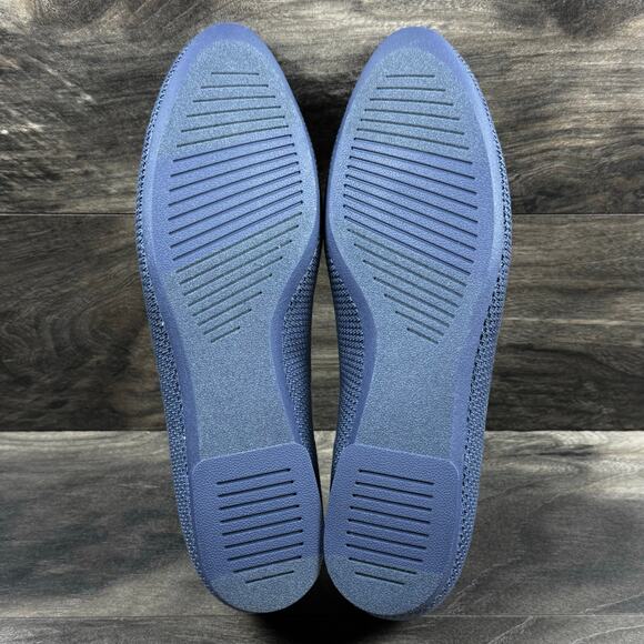 NIB Allbirds Tree Breezer Point Ballet Flats Hazy Indigo Womens 10 - Picture 9 of 12